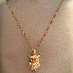 Zales owl pendant necklace